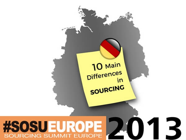 Talent Sourcing at the Sourcing Summit Europe 10 Main Difference Sourcing in Germany