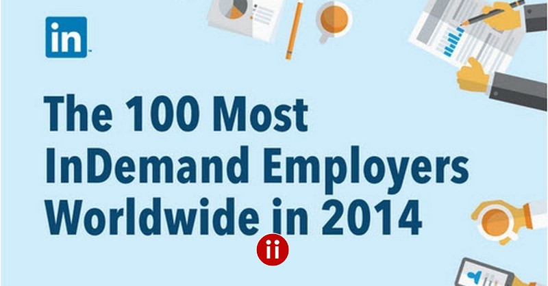 Die gefragtesten und besten Arbeitgeber 2014 weltweit mit Infographic