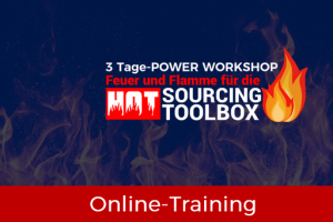 Feuer und Flamme für die HOT SOURCING TOOLBOX - Power Workshop - PRODUKTBILD