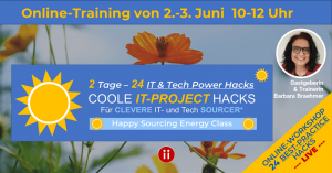 Power IT und Tech Sourcing Hacks - Happy Sourcing Energy Class - POSTING 1