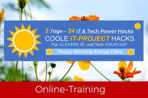 Power IT und Tech Sourcing Hacks - Happy Sourcing Energy Class