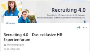 LinkedIn-Gruppen: Recruiting 4.0 - Das exklusive HR Expertenforum