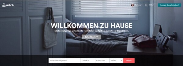 So geht Social Bewerbung - Airbnb