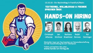 Social Recruiting Events Herbst 2016 Hands-On-Hiring