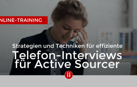 VoD - Telefon-Interviews für Active Sourcer -