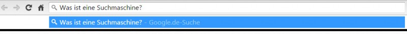 Wie funktioniert Suchen im Browser von Google - Google Chrome